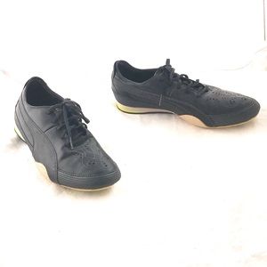 Puma Leather Gray Casual Sneakers Shoes Sz 10.5